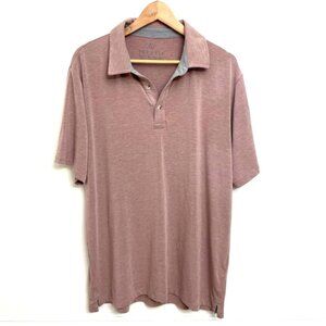 Free Fly Apparel Men's Polo in Dusty Rose Heather